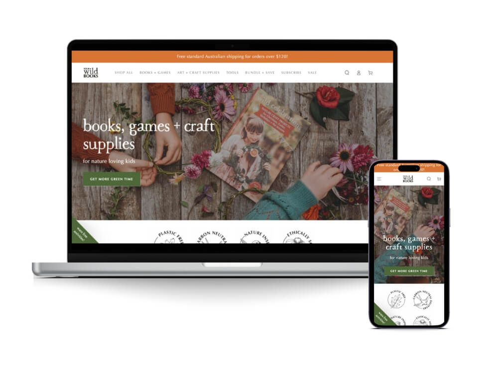 Site Unicorn Shopify Website Developers and more Shopify store Your Wild Books built by Site Unicorn - removing the overwhelm, stress and hassle from ecommerce